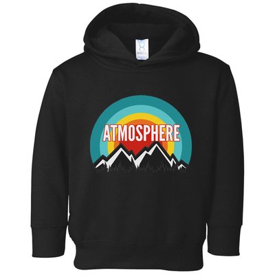 Atmosphere Vintage Retro Sunset Design Toddler Hoodie