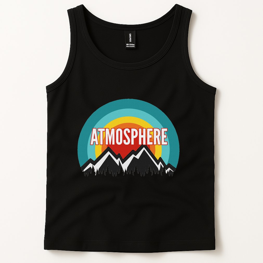 Atmosphere Vintage Retro Sunset Design Tank Top