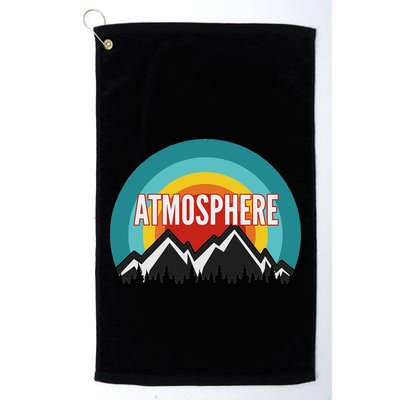 Atmosphere Vintage Retro Sunset Design Golf Towel