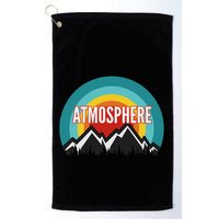 Atmosphere Vintage Retro Sunset Design Golf Towel