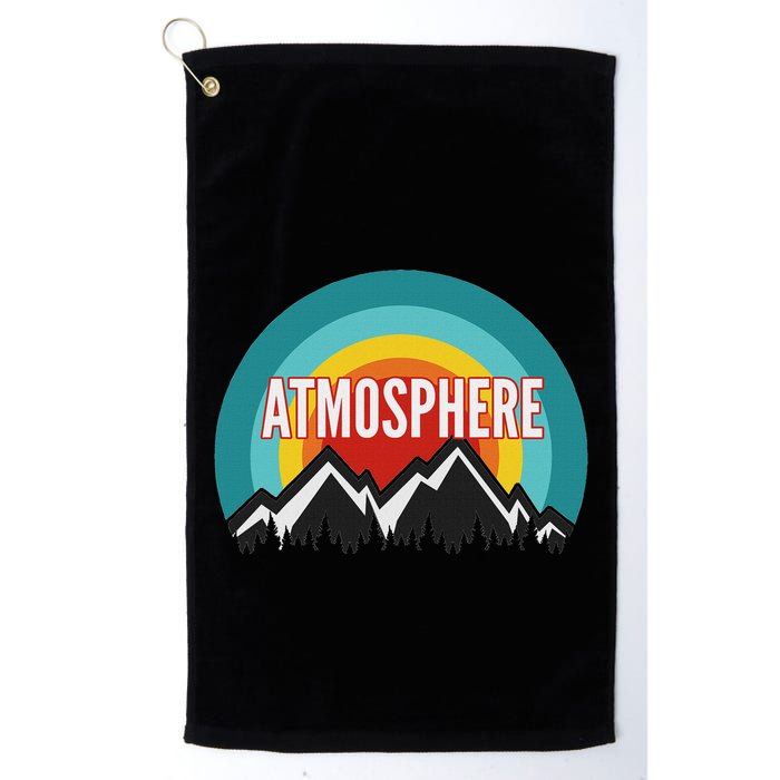 Atmosphere Vintage Retro Sunset Design Golf Towel