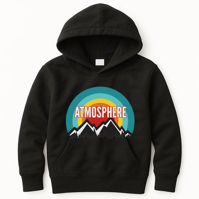Atmosphere Vintage Retro Sunset Design Kids Hoodie
