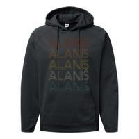 Alanis Vintage Retro Performance Fleece Hoodie