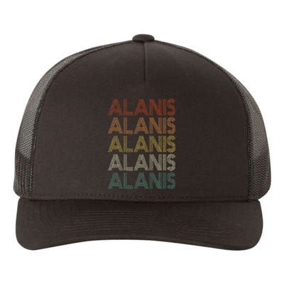 Alanis Vintage Retro Yupoong Adult 5-Panel Trucker Hat