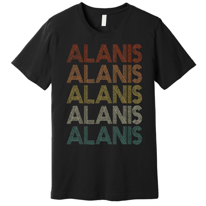 Alanis Vintage Retro Premium T-Shirt