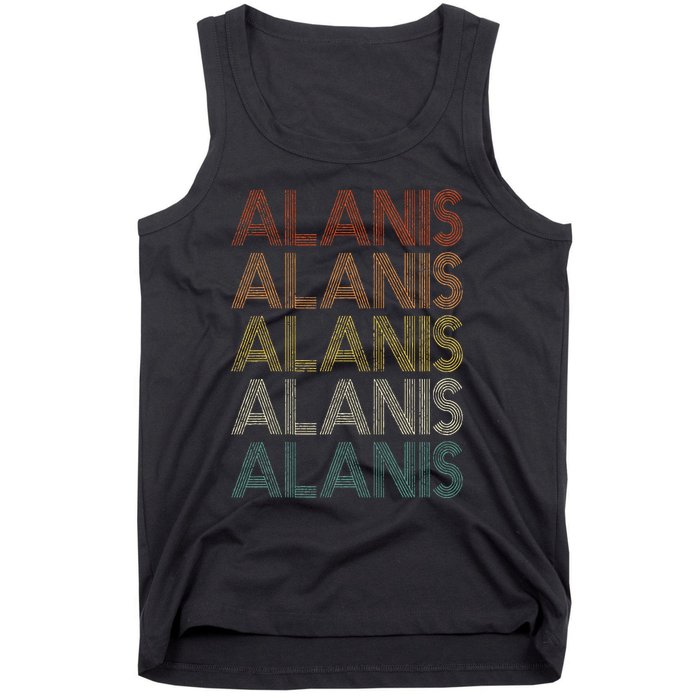 Alanis Vintage Retro Tank Top