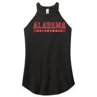 Alabama Volleyball Red Vintage Text Women's Perfect Tri Rocker Tank