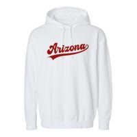 Arizona Vintage Retro Cool Design Garment-Dyed Fleece Hoodie