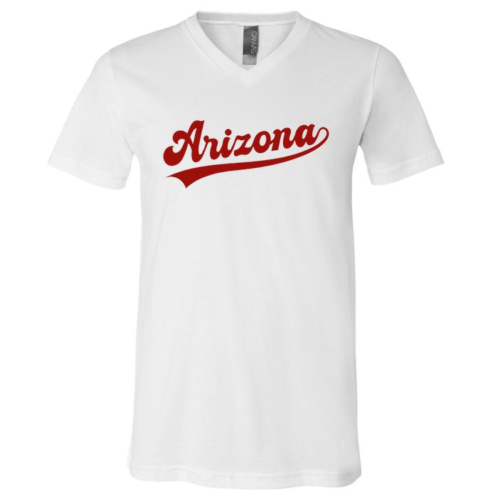 Arizona Vintage Retro Cool Design V-Neck T-Shirt