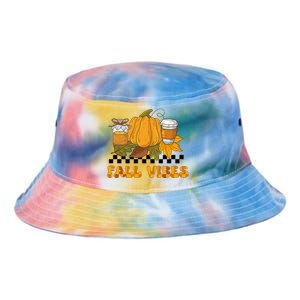 Autumn Vibes Seasonal Graphic Tie Dye Newport Bucket Hat