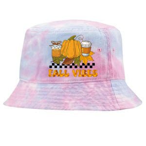 Autumn Vibes Seasonal Graphic Tie-Dyed Bucket Hat