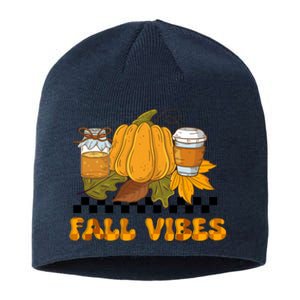 Autumn Vibes Seasonal Graphic Sustainable Beanie