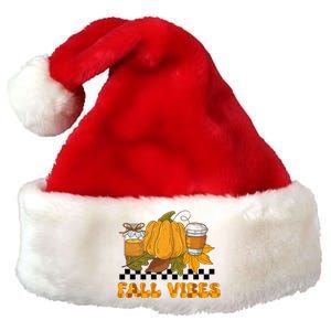 Autumn Vibes Seasonal Graphic Premium Christmas Santa Hat