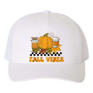 Autumn Vibes Seasonal Graphic Yupoong Adult 5-Panel Trucker Hat