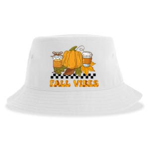 Autumn Vibes Seasonal Graphic Sustainable Bucket Hat