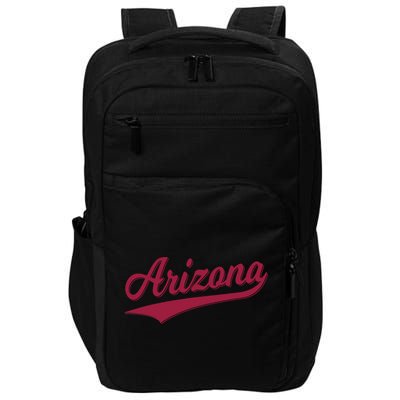 Arizona Varsity Script Classic Sports Jersey State Flag Impact Tech Backpack