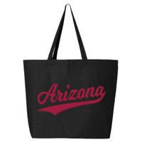 Arizona Varsity Script Classic Sports Jersey State Flag 25L Jumbo Tote