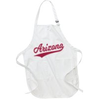 Arizona Varsity Script Classic Sports Jersey State Flag Apron