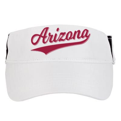 Arizona Varsity Script Classic Sports Jersey State Flag Adult Drive Performance Visor