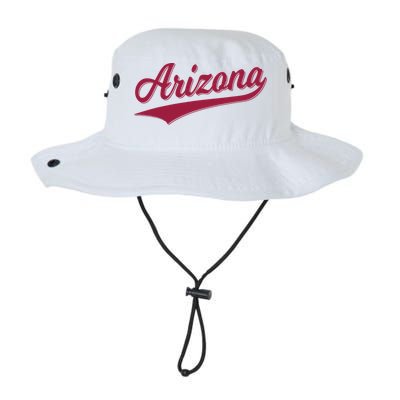 Arizona Varsity Script Classic Sports Jersey State Flag Bucket Hat