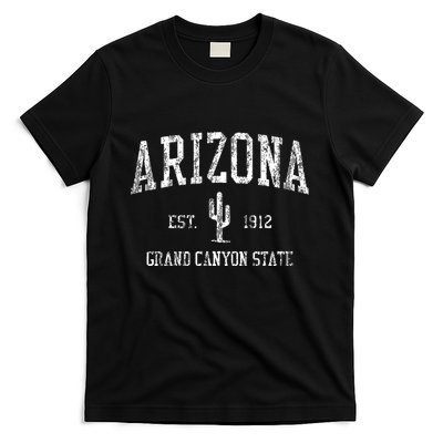 Arizona Vintage Saguaro Cactus Sports Design T-Shirt