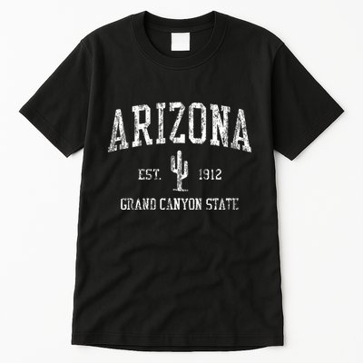 Arizona Vintage Saguaro Cactus Sports Design Tall T-Shirt