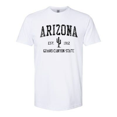 Arizona Vintage Saguaro Cactus Sports Design Softstyle® CVC T-Shirt