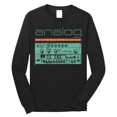 Analog Vintage Synthesizer Long Sleeve Shirt