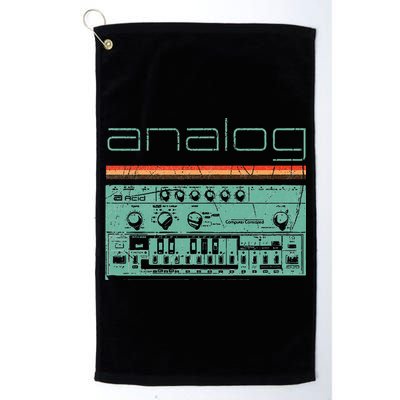 Analog Vintage Synthesizer Golf Towel