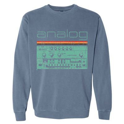 Analog Vintage Synthesizer Garment-Dyed Sweatshirt