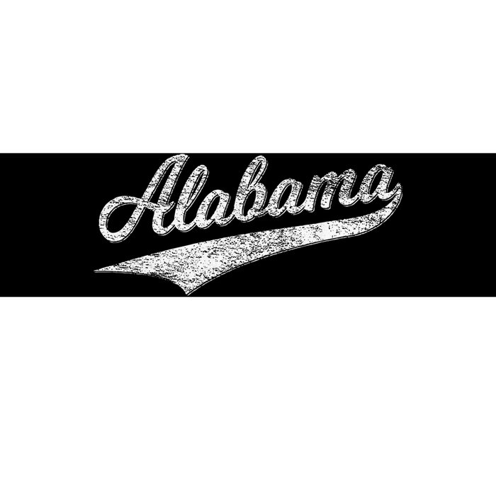 Alabama Varsity Script Classic Sports Jersey Bumper Sticker