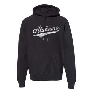 Alabama Varsity Script Classic Sports Jersey Premium Hoodie