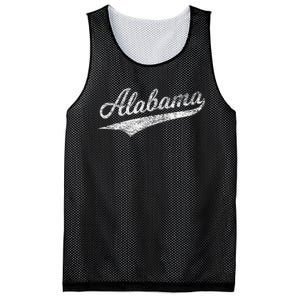 Alabama Varsity Script Classic Sports Jersey Mesh Reversible Basketball Jersey Tank