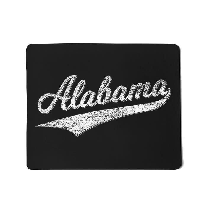 Alabama Varsity Script Classic Sports Jersey Mousepad