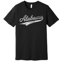 Alabama Varsity Script Classic Sports Jersey Premium T-Shirt