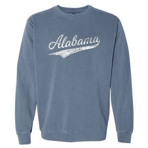 Alabama Varsity Script Classic Sports Jersey Garment-Dyed Sweatshirt