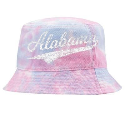 Alabama Varsity Script Classic Sports Jersey Tie-Dyed Bucket Hat