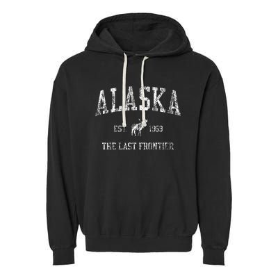 Alaska Vintage Sports Design Alaskan Garment-Dyed Fleece Hoodie