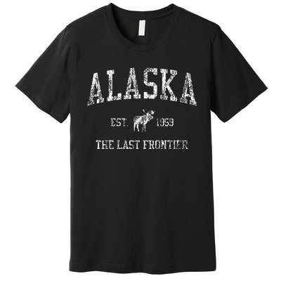 Alaska Vintage Sports Design Alaskan Premium T-Shirt