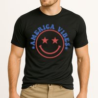 America Vibes Smiley 4th Of July Performance Shirt
