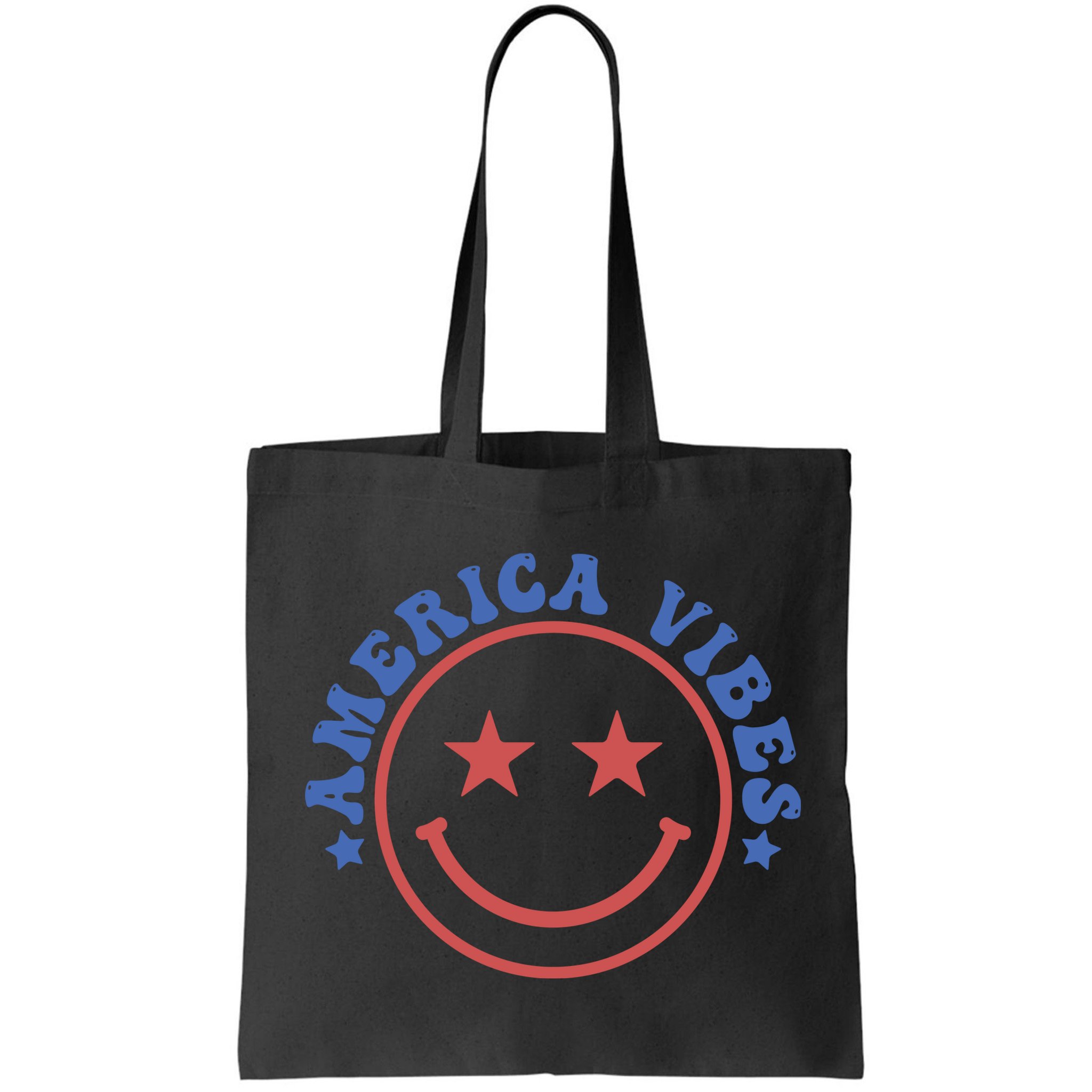 America Vibes Smiley 4th Of July Bag