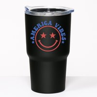 America Vibes Smiley 4th Of July Tumbler