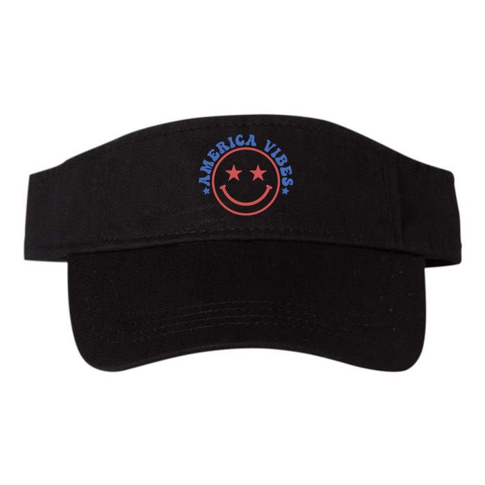America Vibes Smiley 4th Of July Visor