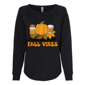 Autumn Vibes Seasonal Graphic Womens California Wash Sweatshirt