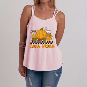 Autumn Vibes Seasonal Graphic Women's Strappy Tank