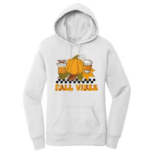 Autumn Vibes Seasonal Graphic Women's Pullover Hoodie