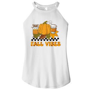 Autumn Vibes Seasonal Graphic Women's Perfect Tri Rocker Tank