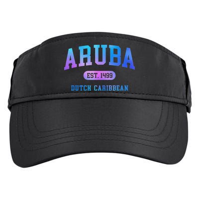 Aruba Vacation Souvenir Colorful Adult Drive Performance Visor