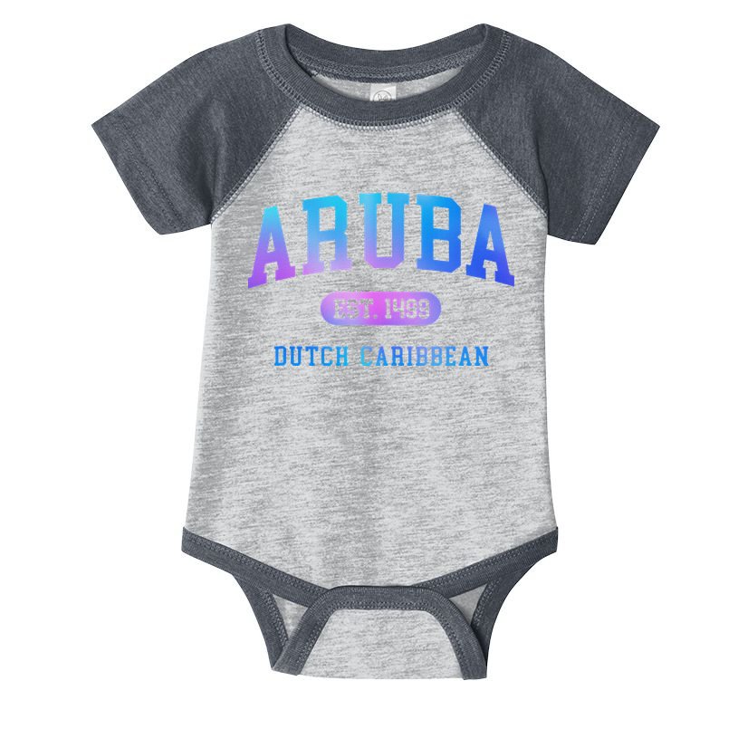 Aruba Vacation Souvenir Colorful Infant Baby Jersey Bodysuit