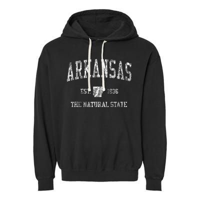 Arkansas Vintage Sports Design Arkansan Garment-Dyed Fleece Hoodie